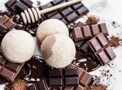 Baúl de Regalos - Chocolate - Media bomba de baño